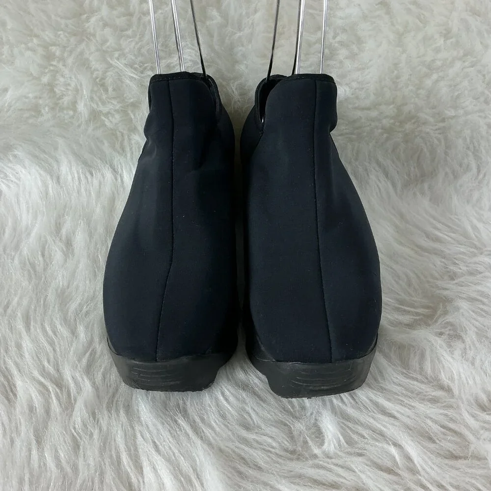 IRI NYC Wes Neoprene Black‎ Wavy Platform Low Top Sneakers 37 US 7
